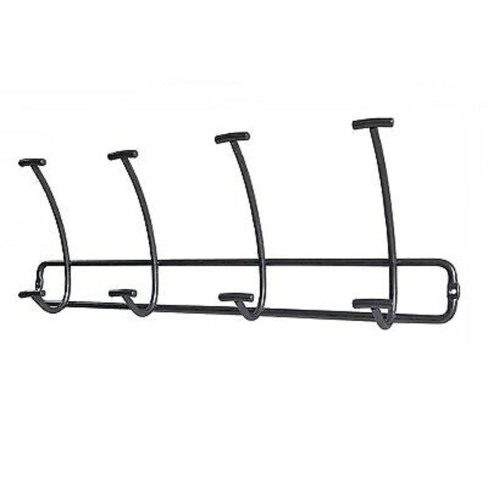 Threshold Bent Wire 4 Hooks Rail Black